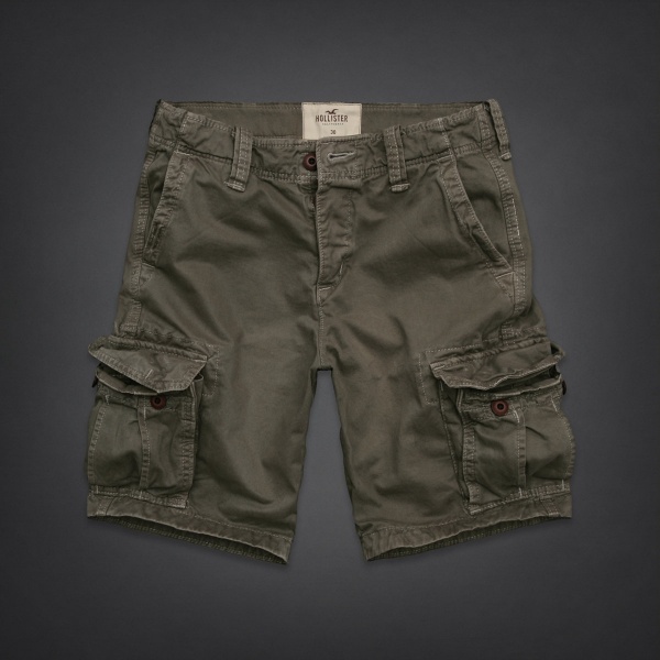 Abercrombie Fitch Hombres Cargo Patalón Corto AF7567